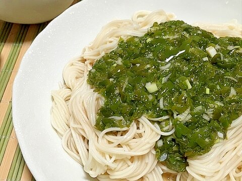 ぶっかけめかぶっかけそうめん